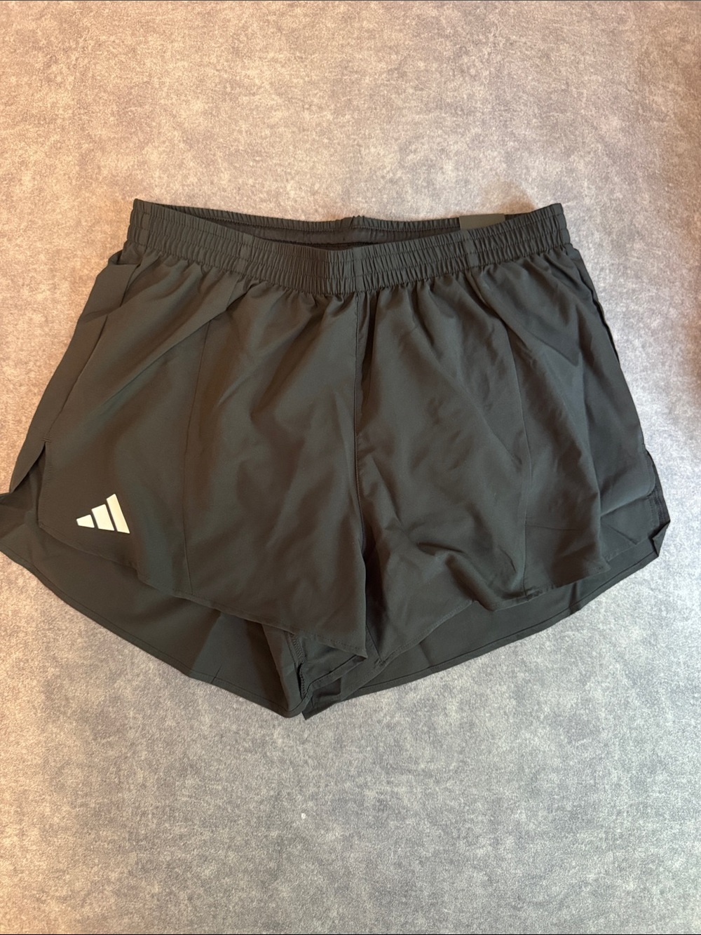 adidas Black Women's Athletic Running Shorts with Logo